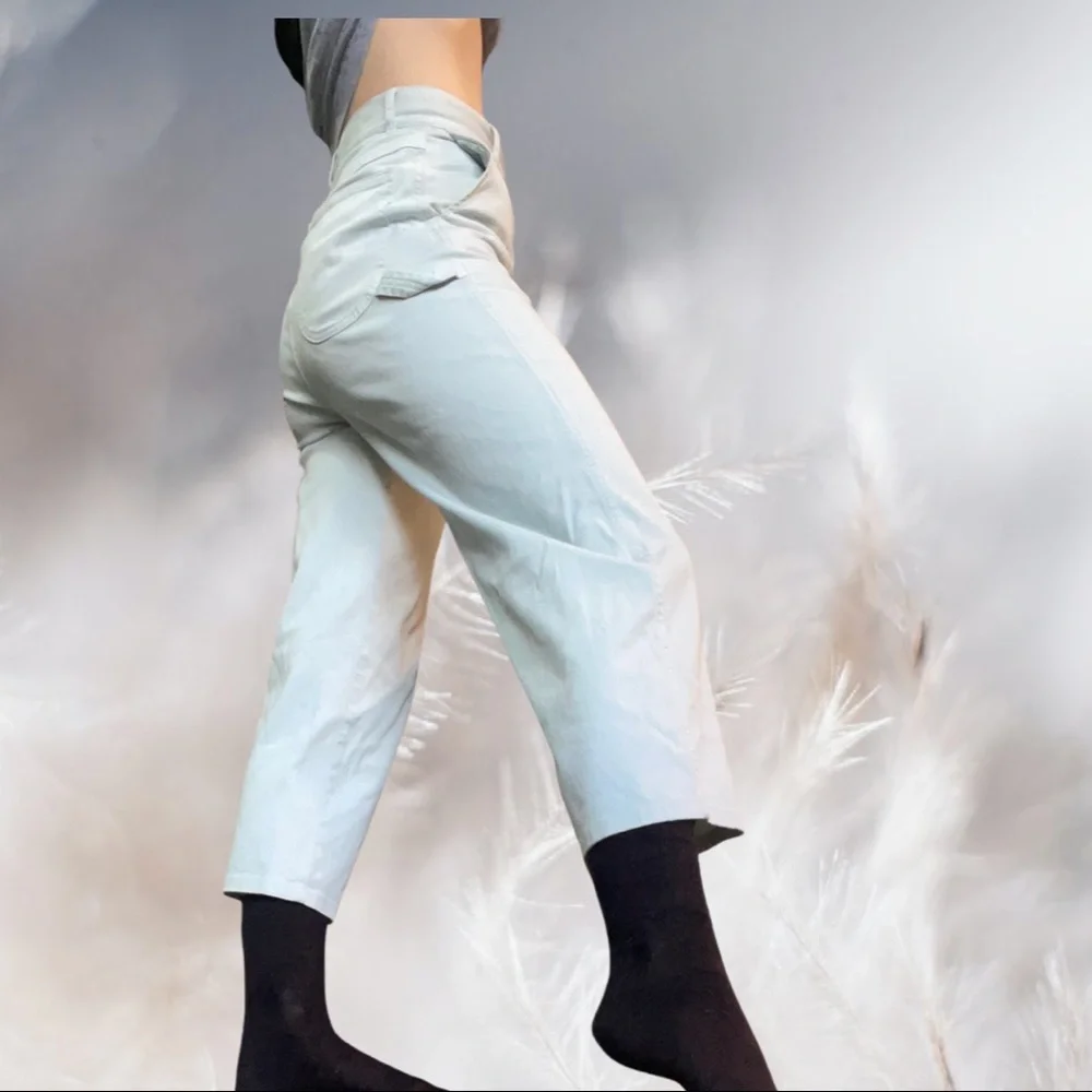 JAC+JACK pastel blue jeans, size 10, like new - Picture 5 of 12